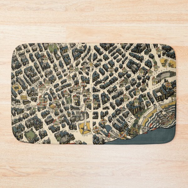 Item preview, Old London England Map (1915) Vintage UK Capital City & Street Atlas designed and sold by BravuraMedia.