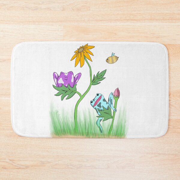 Item preview, Frogs in the meadow designed and sold by AlpacaSparkles.