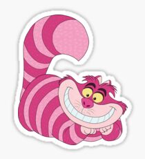 Pegatina El gato de Cheshire