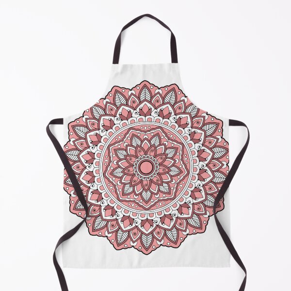 Item preview, Mandala Design in Coral Pink designed and sold by mbhuyan.