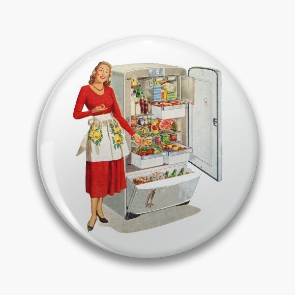 Item preview, Vintage Full Fridge  designed and sold by food-nostalgia.