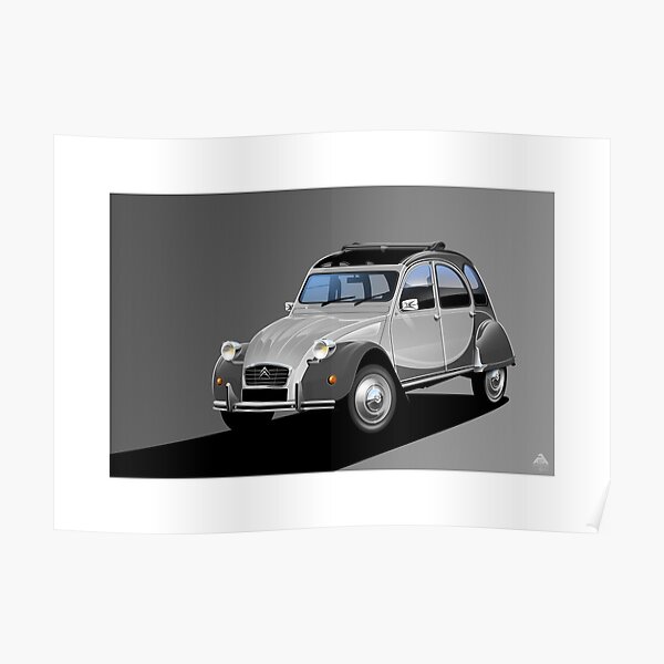 Illustration d'affiche - Citroen 2CV Charleston Poster