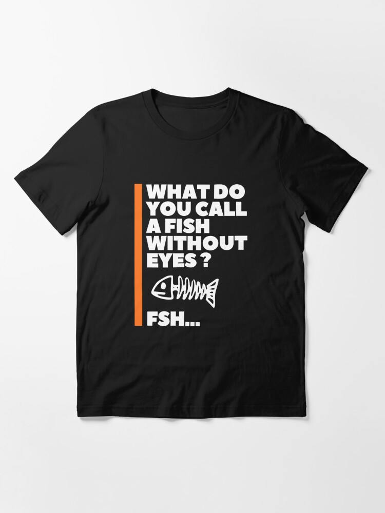 Fishing: WTF Where's The Fish T-Shirt, Men's, Size: Adult L, Black