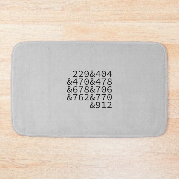 Item preview, Georgia Area Codes designed and sold by Troy Green.