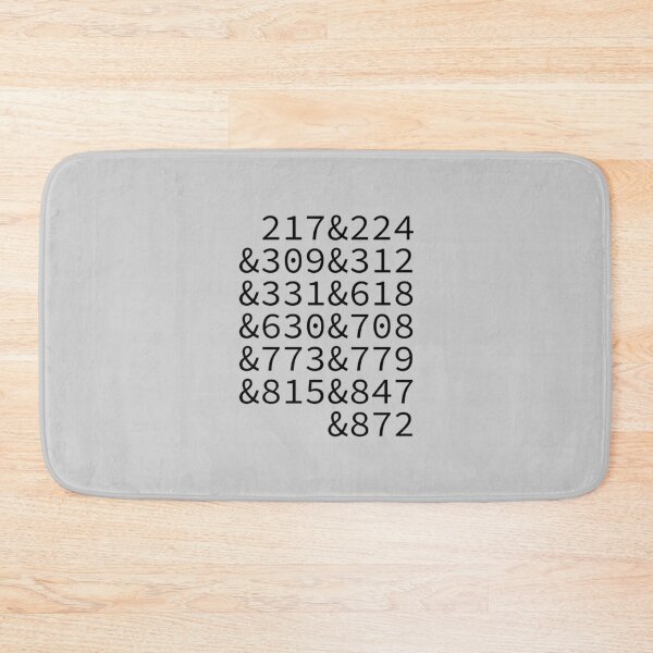 Item preview, Illinois Area Codes designed and sold by Troy Green.