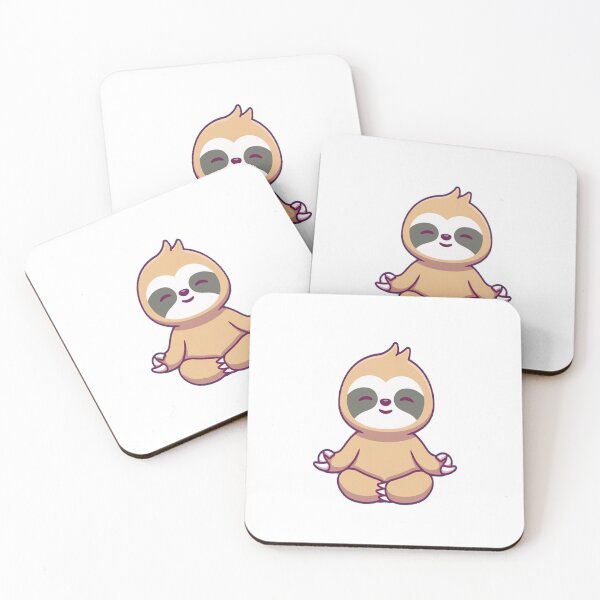 Item preview,  CUTE SLOTH ANIMAL YOGA ON MY MIND ANIMAL GIFT YOGA LOVER GIFT SLOTH LOVER designed and sold by Kukiishop.