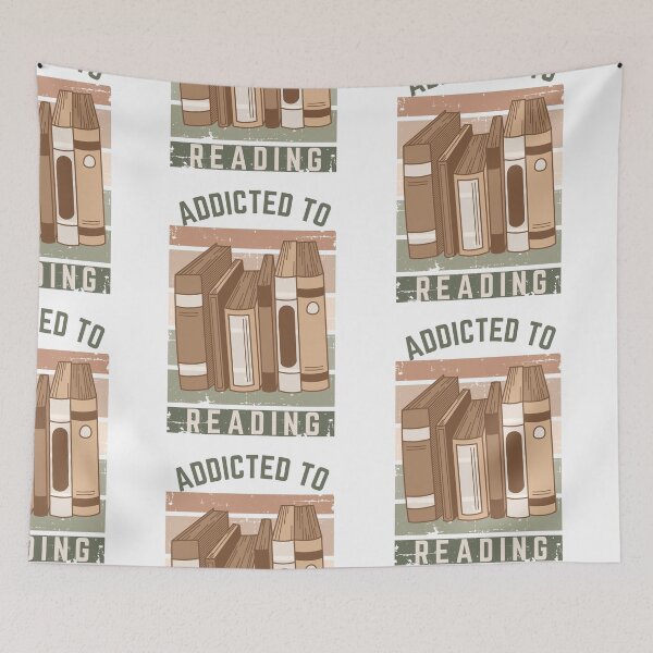 Item preview, Addicted to reading - vintage designed and sold by AdelDa19.