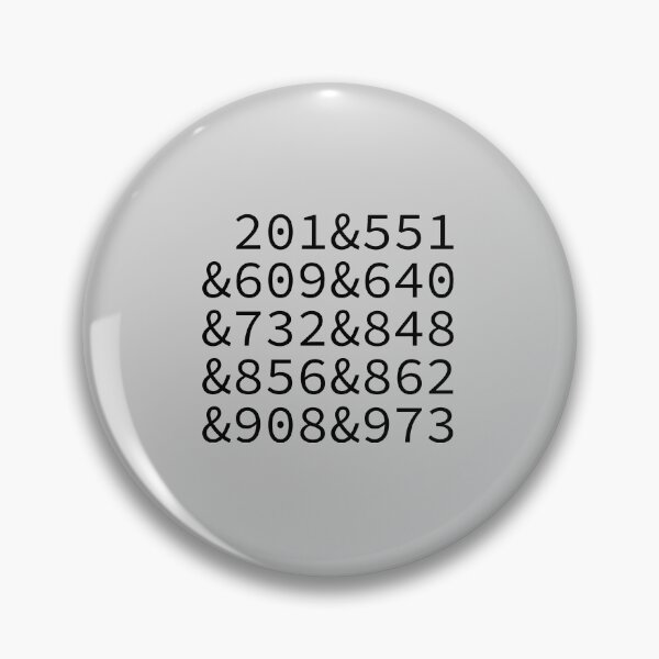 Item preview, New Jersey Area Codes designed and sold by Troy Green.