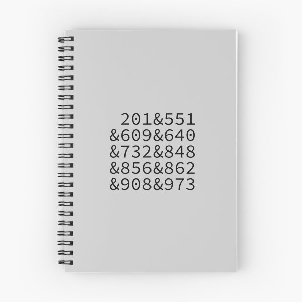 Item preview, New Jersey Area Codes designed and sold by Troy Green.
