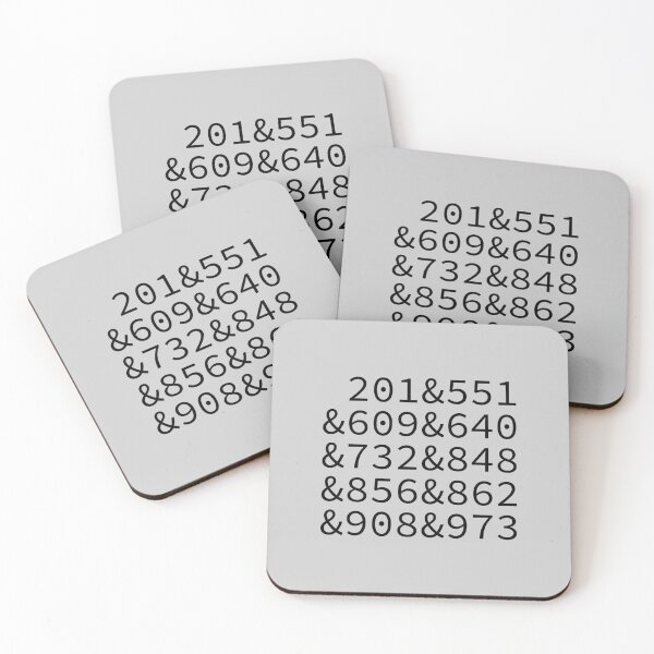 Item preview, New Jersey Area Codes designed and sold by Troy Green.