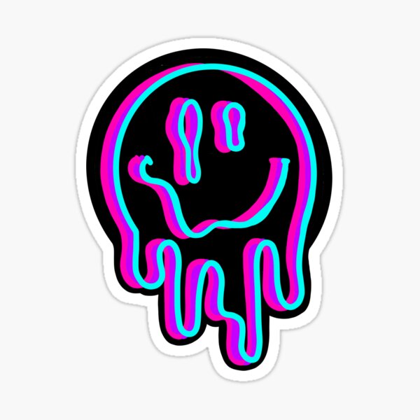 Item preview, Neon smiley face designed and sold by locodoodles.