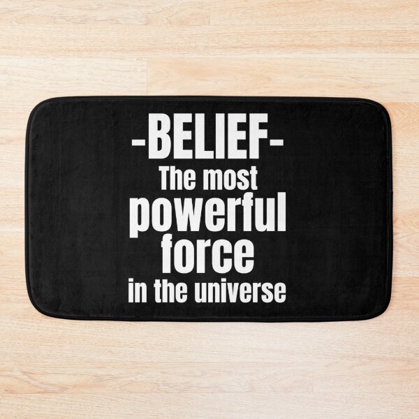 Item preview, Belief - The Most Power Force In The Universe - Inspirational Quotes designed and sold by FreedomUniverse.
