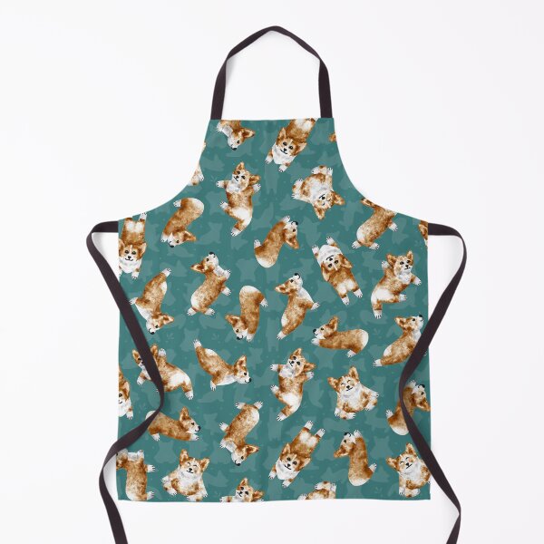 Item preview, Yoga Corgis - dog pattern, corgi, yoga pattern designed and sold by E-dri @ edridesigns.