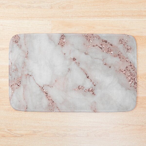 Item preview, Grey Marble and Glittering Blush Gemstones designed and sold by cadinera.