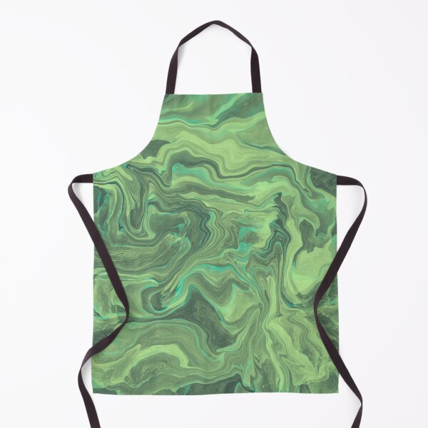 Item preview, Contemporary summary of the fluid vortex. Geometric spiral, swirl, twirl in glowing green. Trendy colors. designed and sold by GelbWieZitrone.