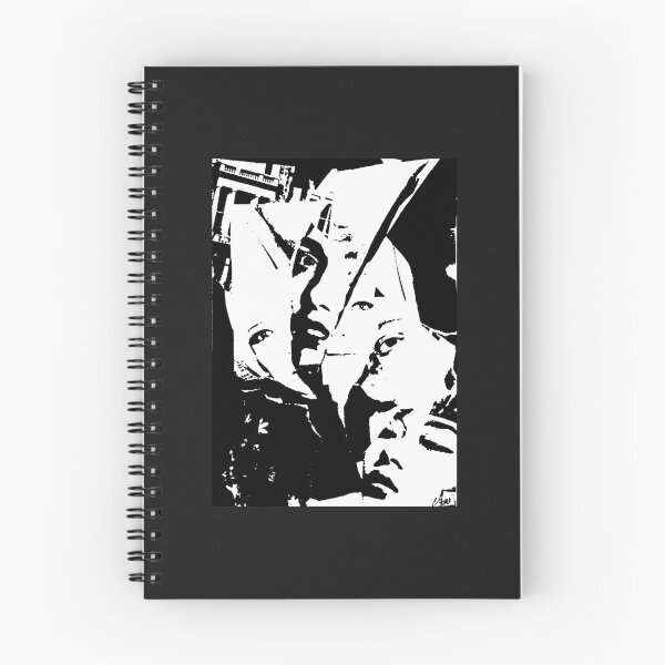 Item preview, faced with black and white, collage by c.a.2021 designed and sold by smiley100.