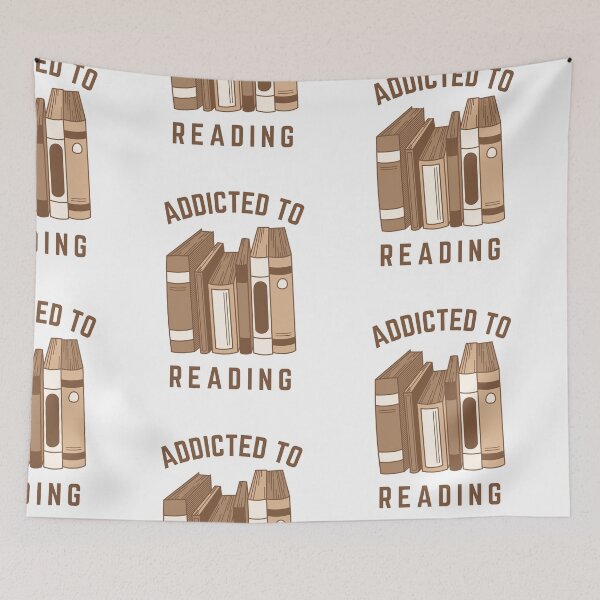 Item preview, Addicted to reading - vintage designed and sold by AdelDa19.