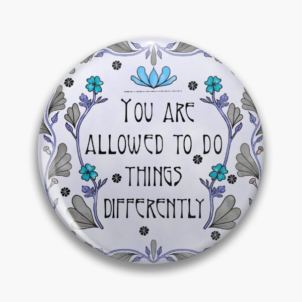 Item preview, Allowed [blue] designed and sold by AmberAzbell.