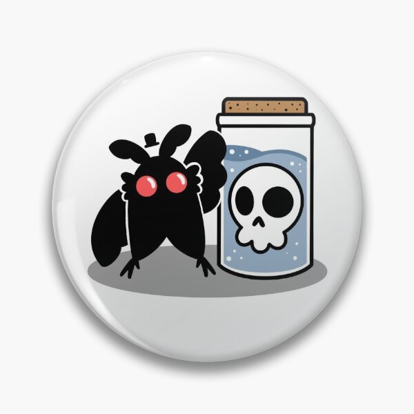 Item preview, Mothman & Skull designed and sold by NoodleSoupBoy.