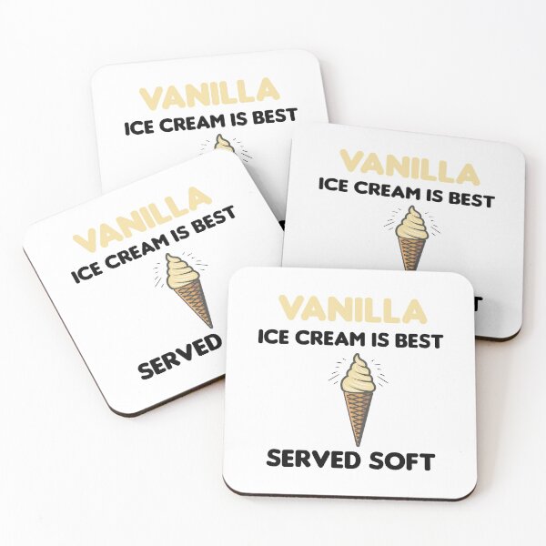 Item preview, Vanilla Ice Cream Is Best Served Soft designed and sold by imaneless.