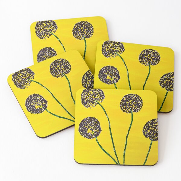 Item preview, Purple Allium Flowers designed and sold by Ruth Breen Artwork .