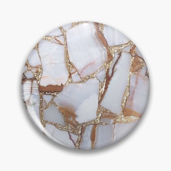 Item preview, white, gold and copper marble glass print designed and sold by HadeeeeL.