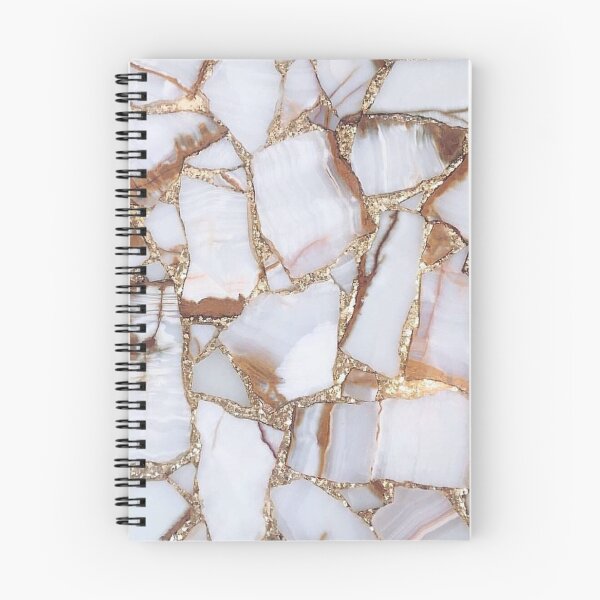 Item preview, white, gold and copper marble glass print designed and sold by HadeeeeL.