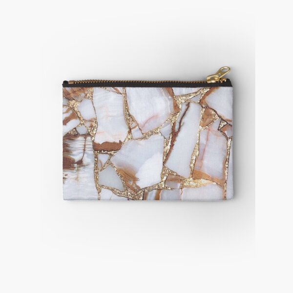 Item preview, white, gold and copper marble glass print designed and sold by HadeeeeL.