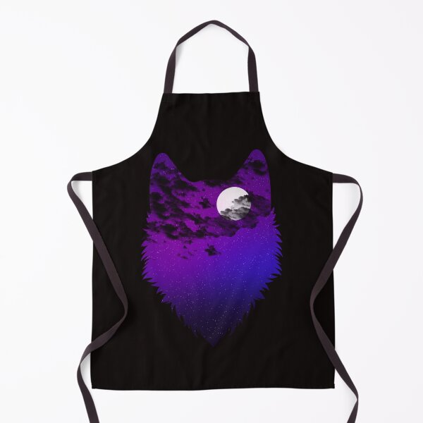 Item preview, Nebula sky scene inside wolf designed and sold by Designs Of all kinds.