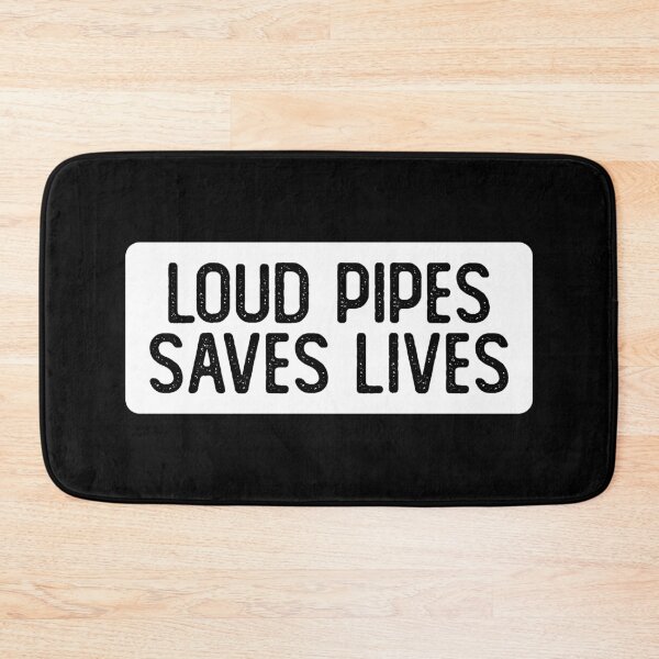 Item preview, Loud Pipes Save Lives Cool Biker designed and sold by Sour Soul.