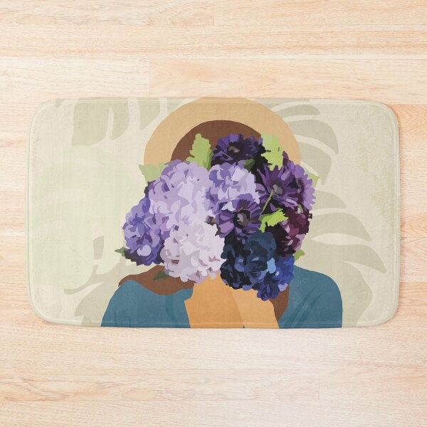 Item preview, Lady Flowery #colorfulart #digitalart designed and sold by MerleCallesen.