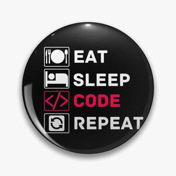 Item preview, eat sleep code repeat designed and sold by ronaldsonou.