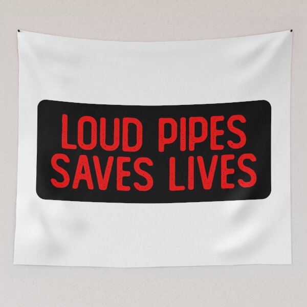 Item preview, Loud Pipes Save Lives Funny Biker designed and sold by Sour Soul.