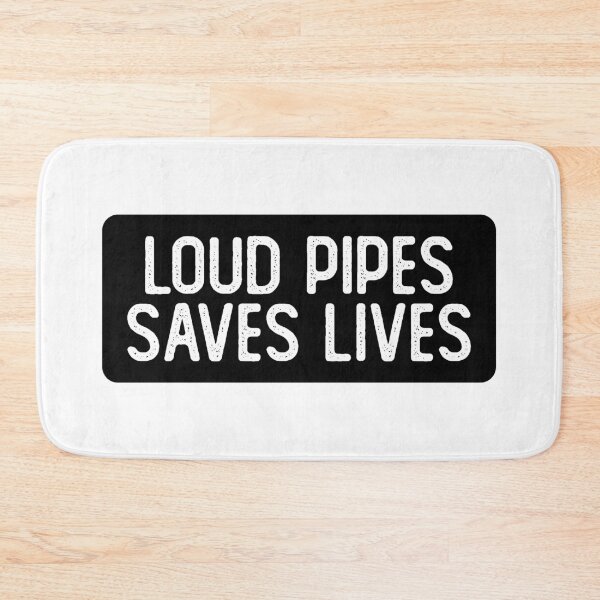Item preview, Loud Pipes Save Lives Funny Helmet designed and sold by Sour Soul.