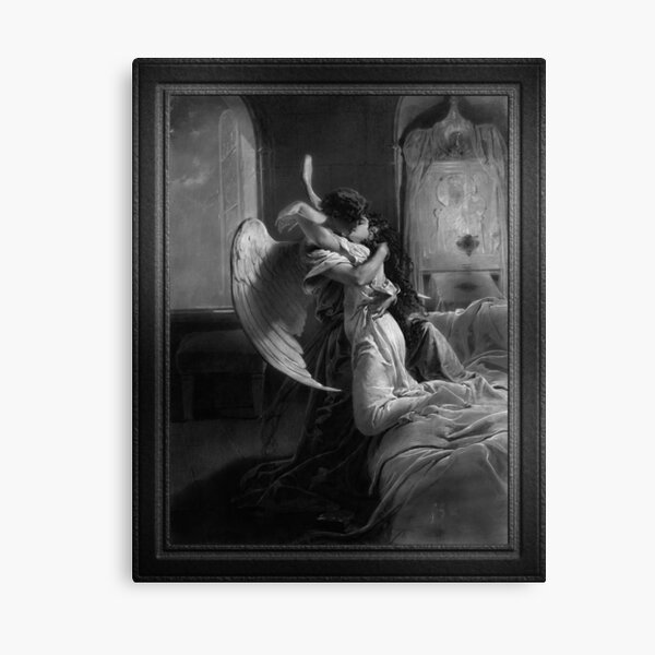 Romantic Encounter by Mihaly von Zichy Canvas Print