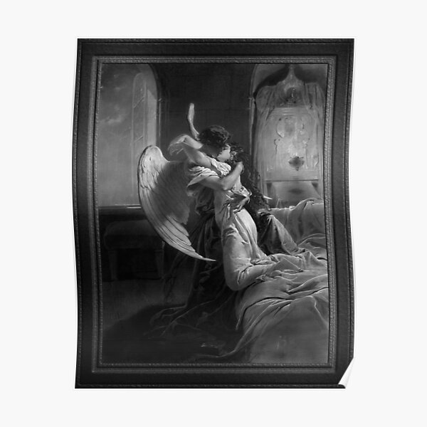 Romantic Encounter by Mihaly von Zichy Poster
