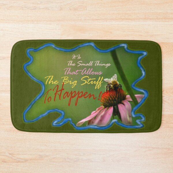 It Is The Small Things Bath Mat