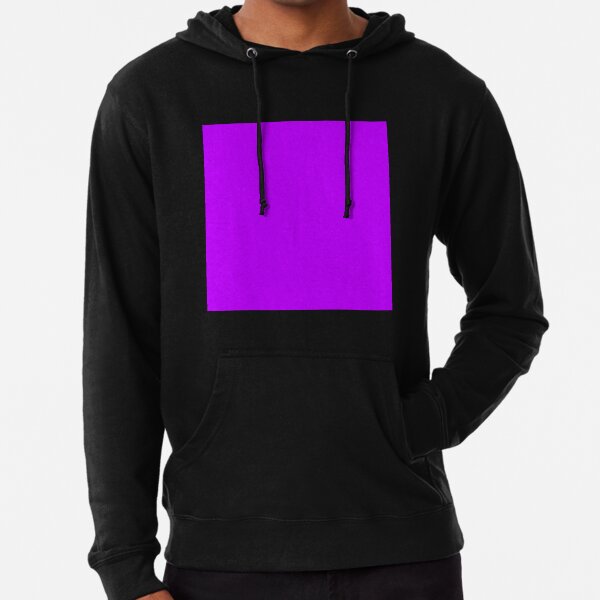 Electric purple color || Plain purple color shade by ADDUP. Lightweight Hoodie