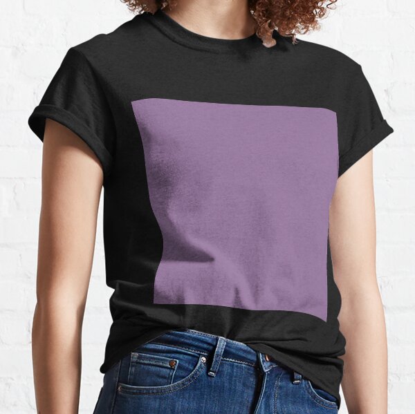 Faded purple color || Plain purple color shade by ADDUP. Classic T-Shirt