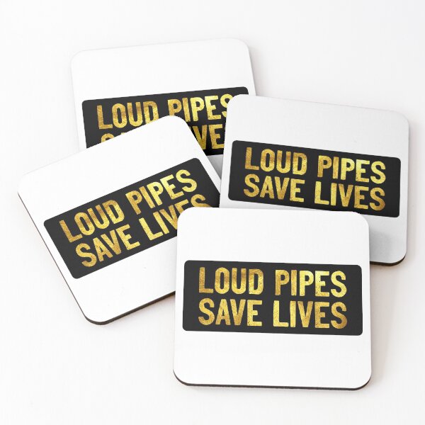 Item preview, Loud Pipes Save Lives Funny Motorcycle designed and sold by Sour Soul.