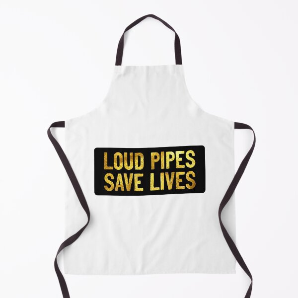 Item preview, Loud Pipes Save Lives Funny Motorcycle designed and sold by Sour Soul.