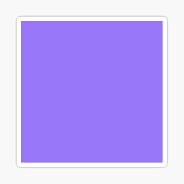 Forgotten purple color || Plain purple color shade by ADDUP. Sticker