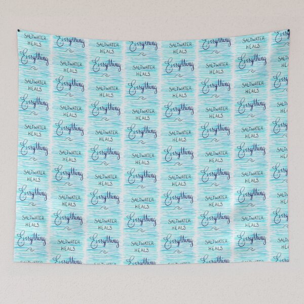 Item preview, Saltwater Heals Everything Wave Symbol designed and sold by Stxradley.