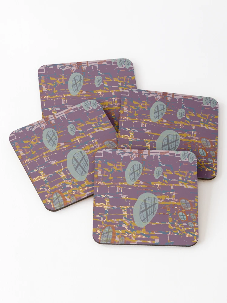 Thumbnail 1 of 5, Coasters (Set of 4), Touching windows designed and sold by RubyPrintDesign.