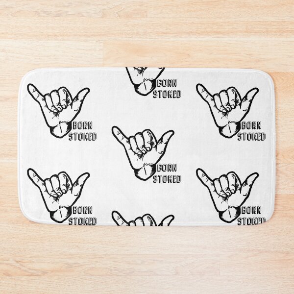Item preview, Born Stoked Shaka Surf Skate Board  designed and sold by BoardRoomDisco.
