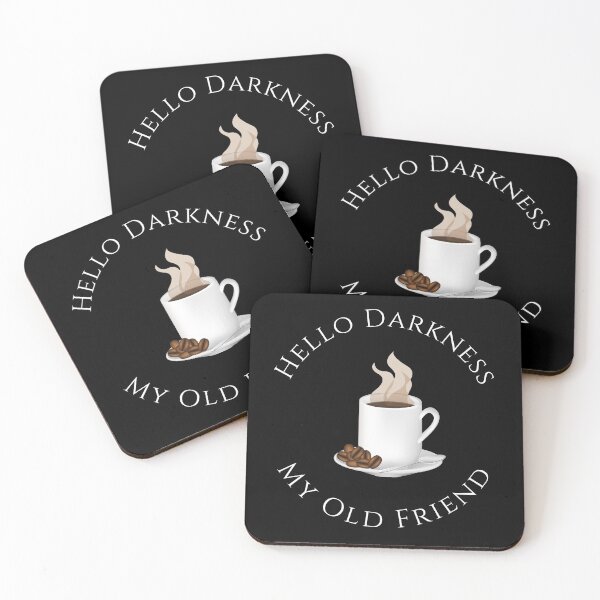 Item preview, Hello Darkness My Old Friend - Coffee Fanatics designed and sold by VikGen.