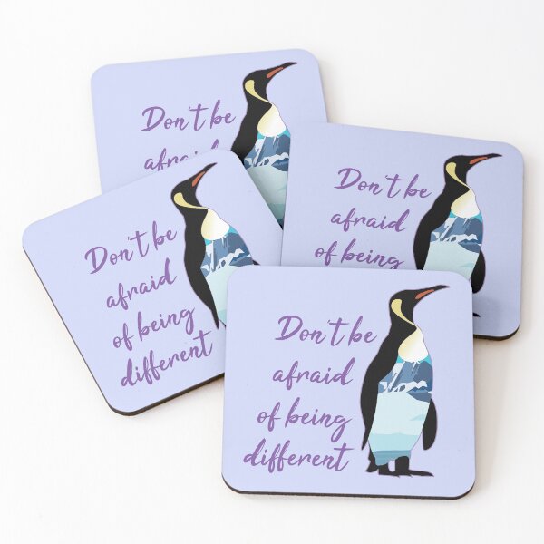 Item preview, Don't be afraid of being different - Penguin designed and sold by sunsunyy.