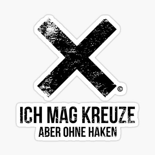 Item preview, AGAINST NAZIS, I LIKE CROSSES BUT WITHOUT HOOKS BY SUBGIRL designed and sold by SUBGIRL.