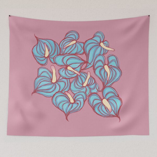 Item preview, Blue Flamingo Flower Anthurium designed and sold by MaryDeeDesign.
