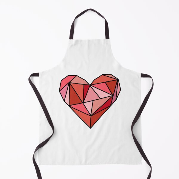 Item preview, Red geometric minimal heart designed and sold by PeachyLitchi.
